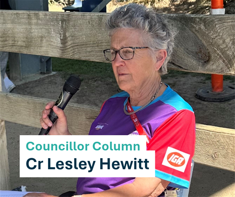 Councillor column Cr Lesley Hewitt