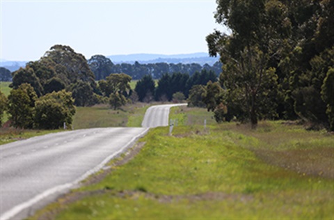 Clunes country road
