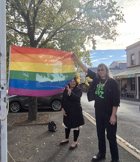 Cr Cornish and Cerise Howard - IDAHOBIT 2026.jpg