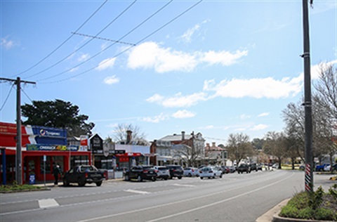 Creswick main street looking north
