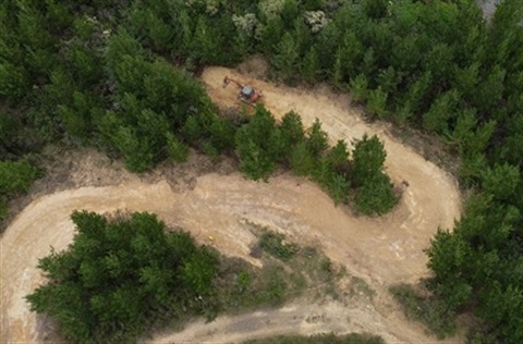 Creswick Trails - getting built