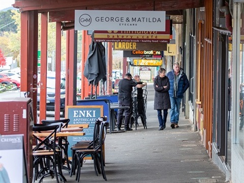 Vincent Street footpaths