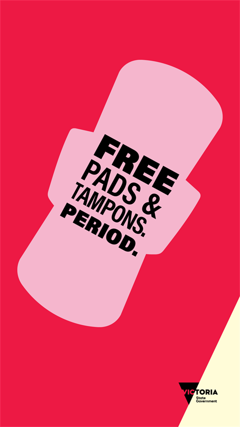 Free Pads & Tampons
