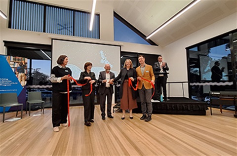 Ribbon cutting and official opening