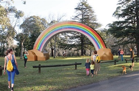 Victoria Park - Big Rainbow illustration