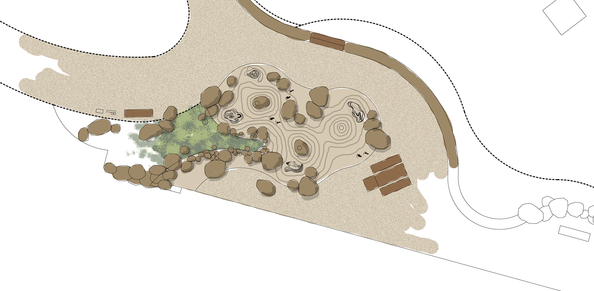 Artist Timani Nicholls Central Springs pump area sketch.jpg