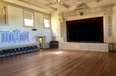 Creswick Town Hall interior