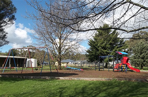 Playground at the Hepburn Recreation Reserve