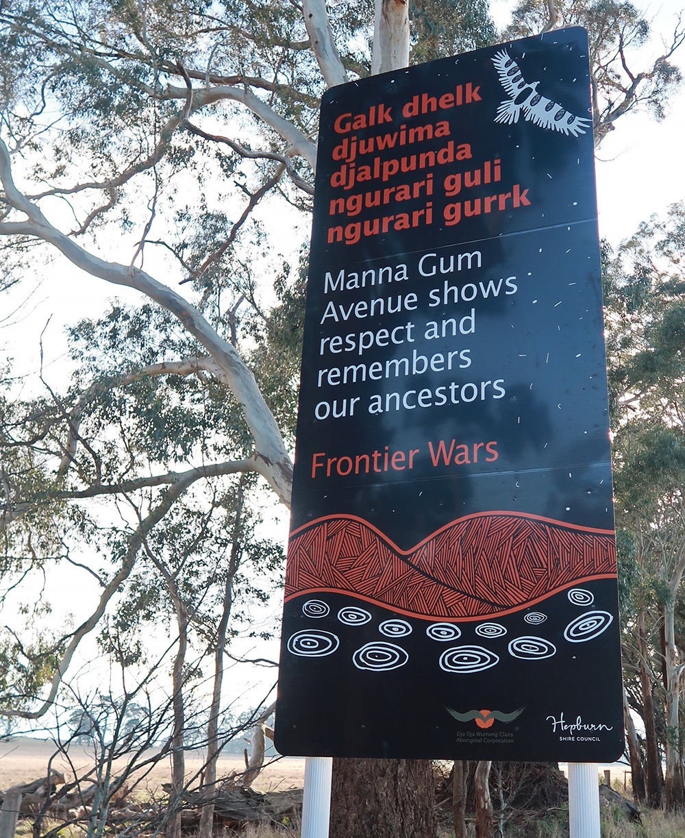 Manna Gum Frontier Wars Memorial