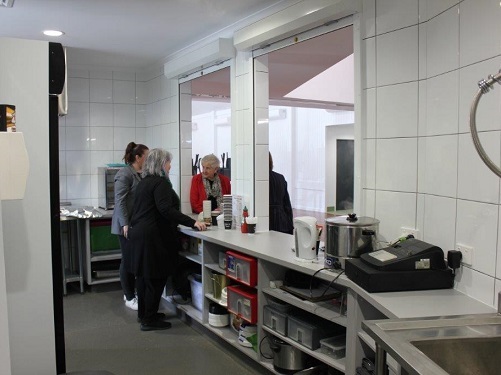 Trentham Sportsground Pavilion kitchen facilities